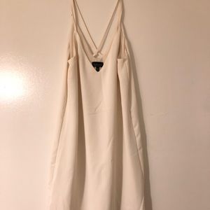 Barely worn white Topshop dress.